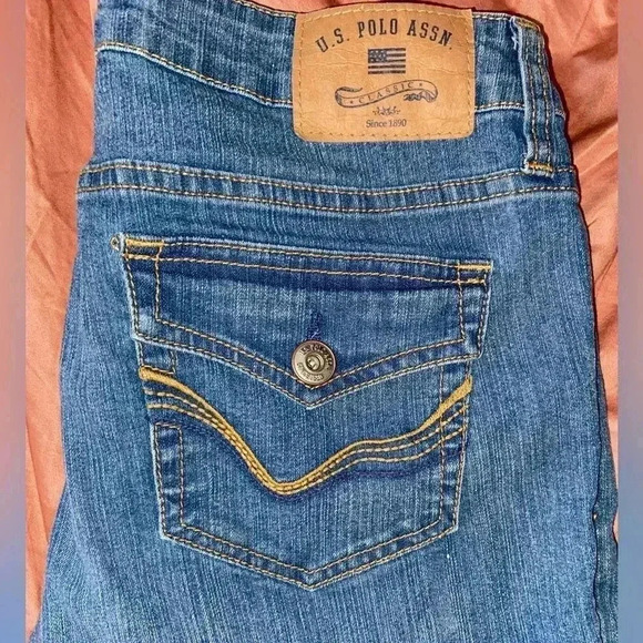 US Polo Assn Women’s 9/10 Straight Leg Jeans - Picture 2 of 8